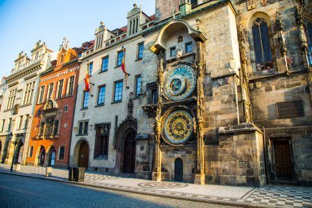 Astronomical clock in Prague Old Town