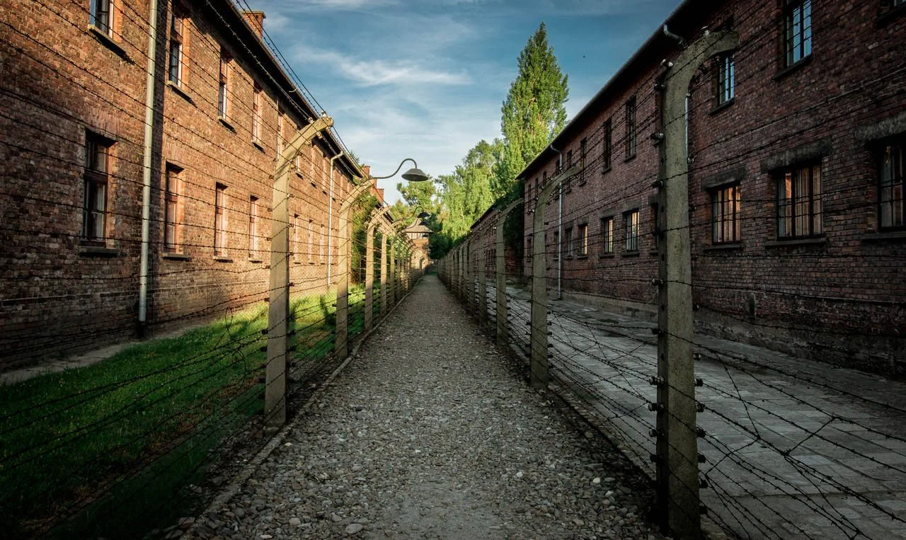 Auschwitz-Birkenau concentration camp in Poland