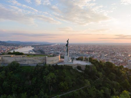 Liberty statue and Gellért hill