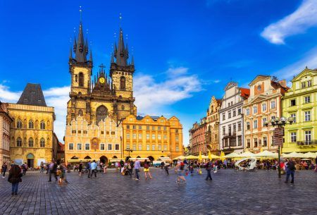 Old Town square in Prague