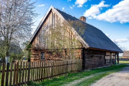 Traditional old polish countryside