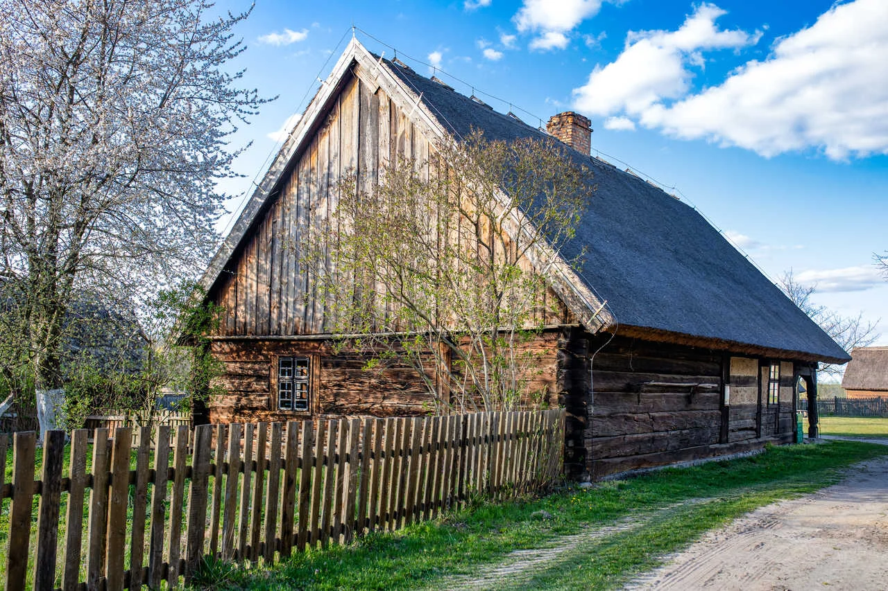 Traditional old polish countryside
