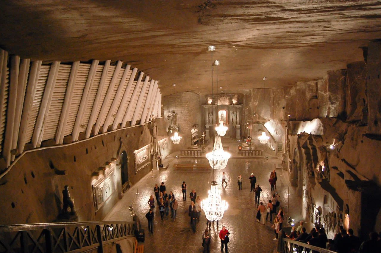 St Kinga chaple in Wieliczka Salt Mine