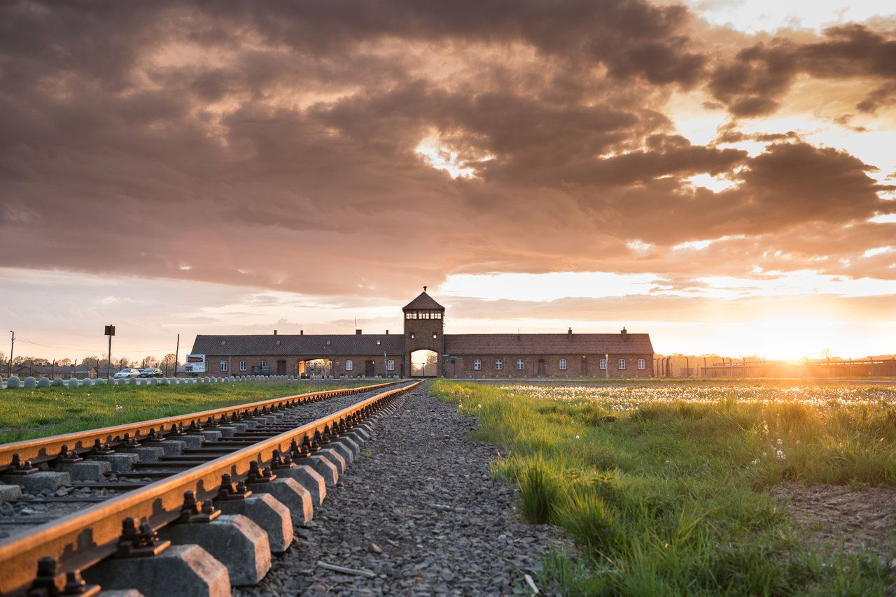 Auschwitz Birkenau nazi concentration and extermination camp