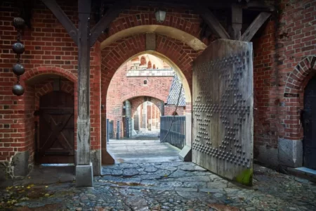 Gate in castle of the Teutonic Order in Malbork