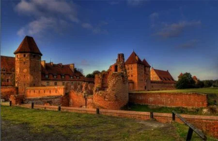Malbork at dawn