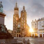 Historic city center of Krakow, Poland