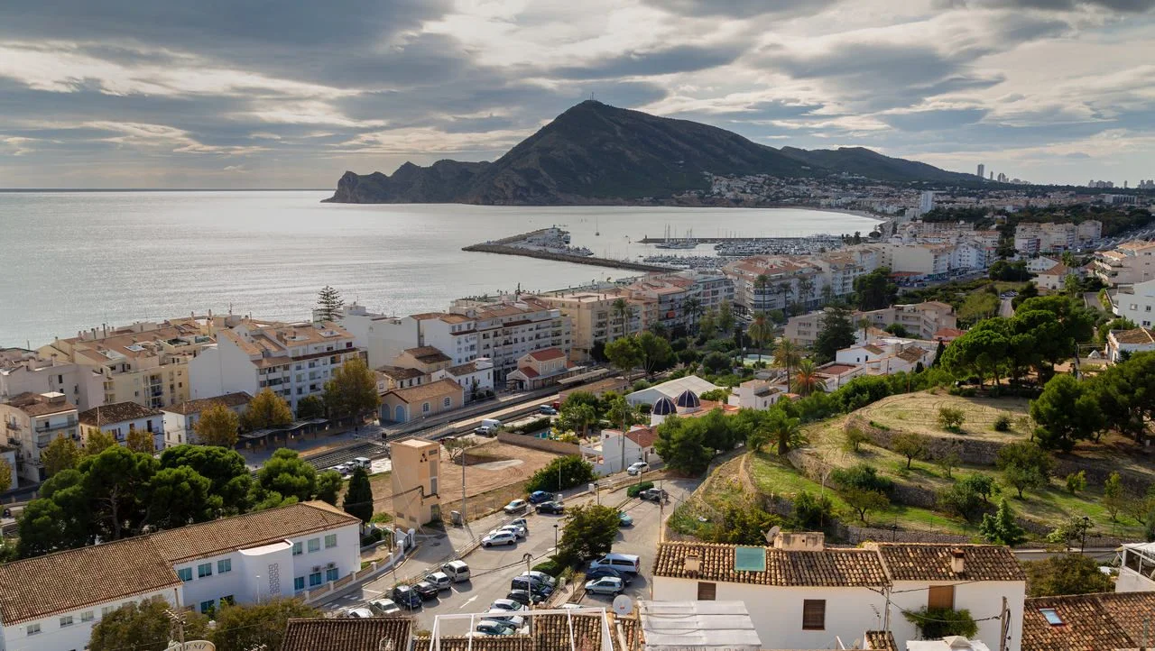 Panorama city of Altea