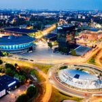 Panorama of Katowice City