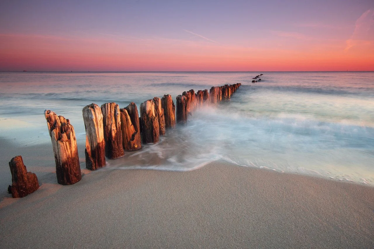 Wladyslawowo, the Baltic sea coast