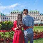 Belvedere famous palace in Vienna city Austria