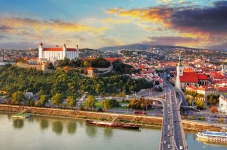 Panorama of Bratislava