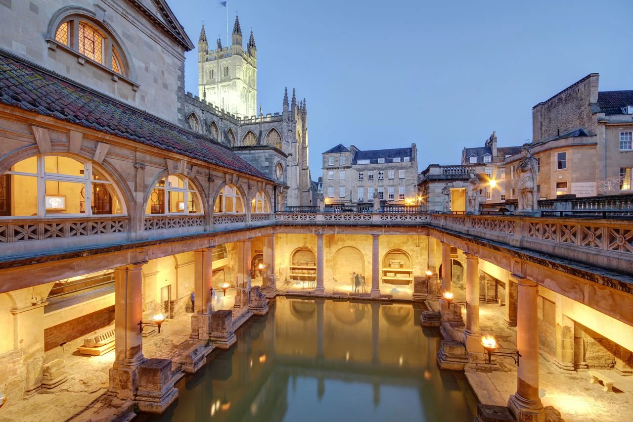 Roman baths in UK