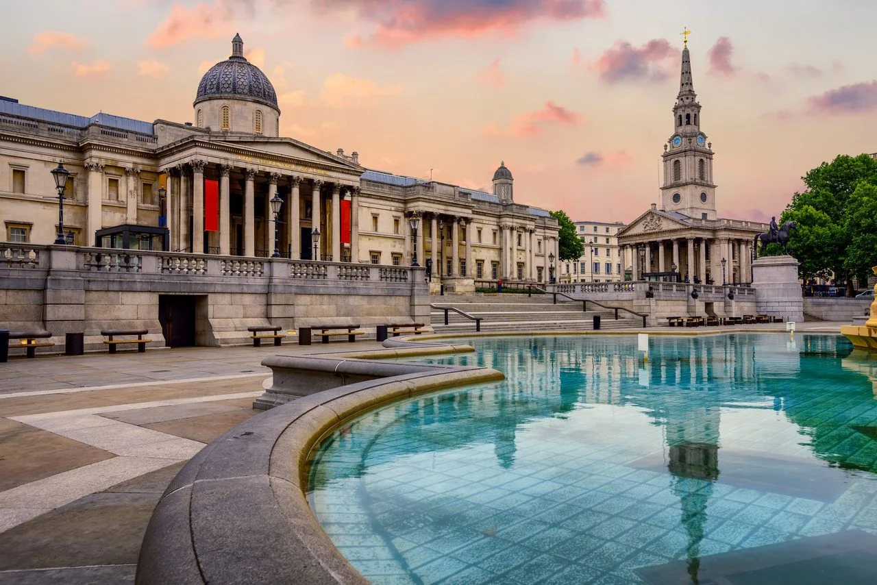 The National Gallery in Trafalgar Square
