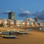 Beach in Las Palmas de Gran Canaria, Spain