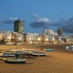 Beach in Las Palmas de Gran Canaria, Spain