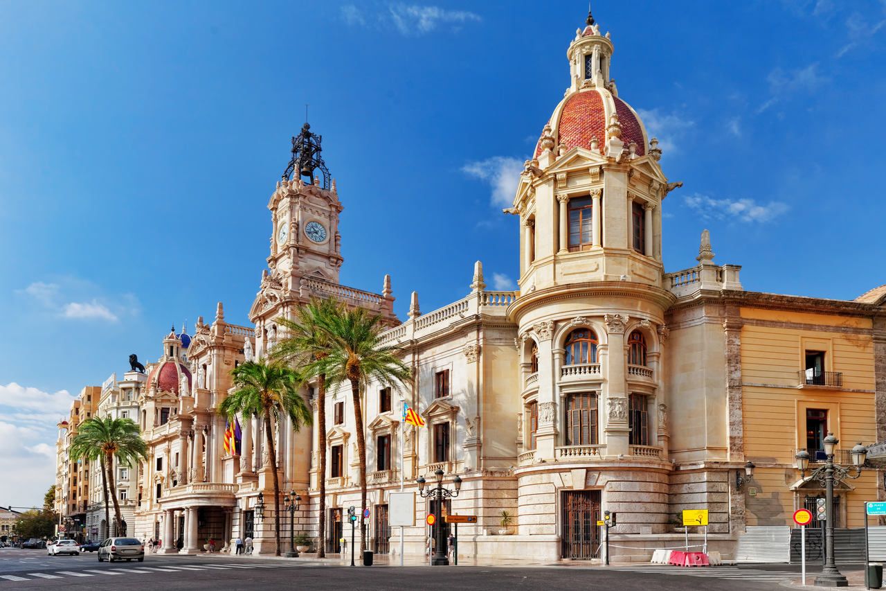 Cityscape historical places of Valencia