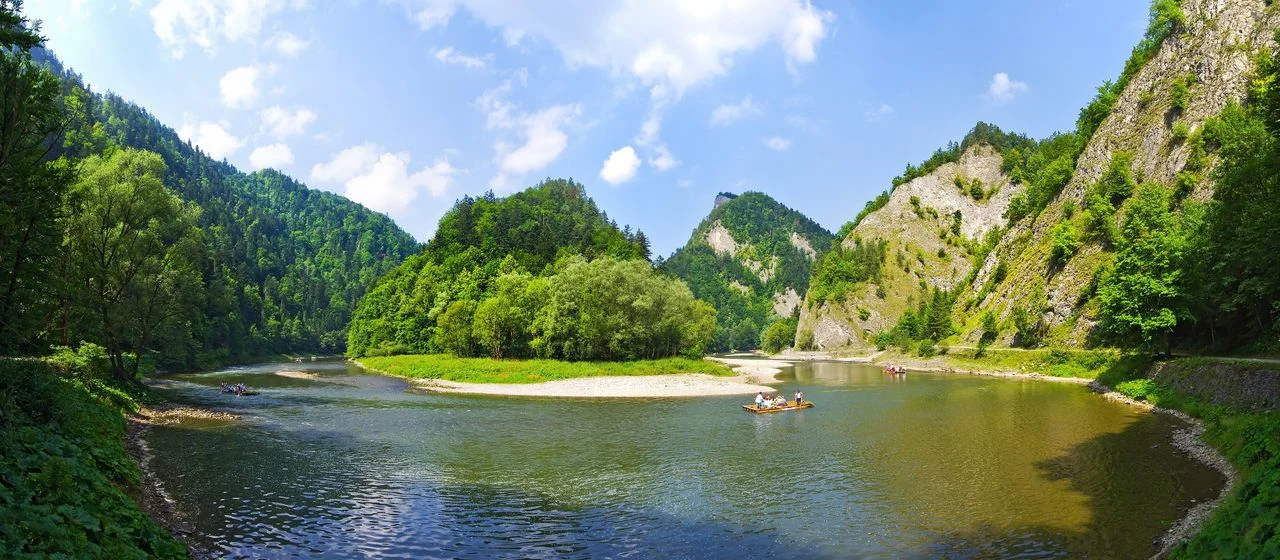 Dunajec river in Pieniny