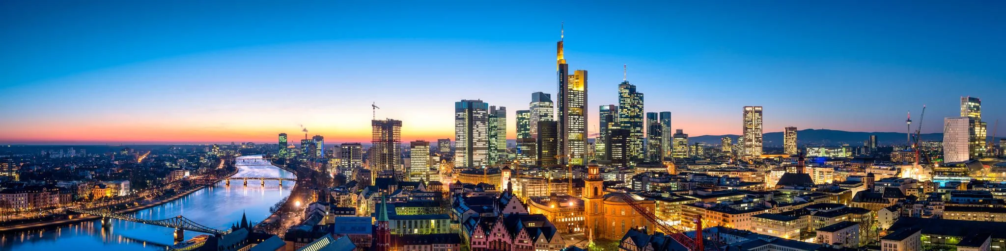 Frankfurt am Main at night
