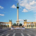 Heroes Square in Budapest, Hungary