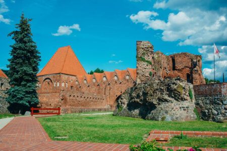 The castle in Torun, Poland