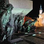 Warsaw Uprising Monument by Night