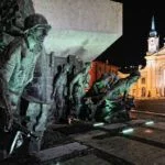Warsaw Uprising Monument by Night