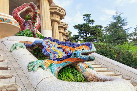 Guell Park in Barcelona
