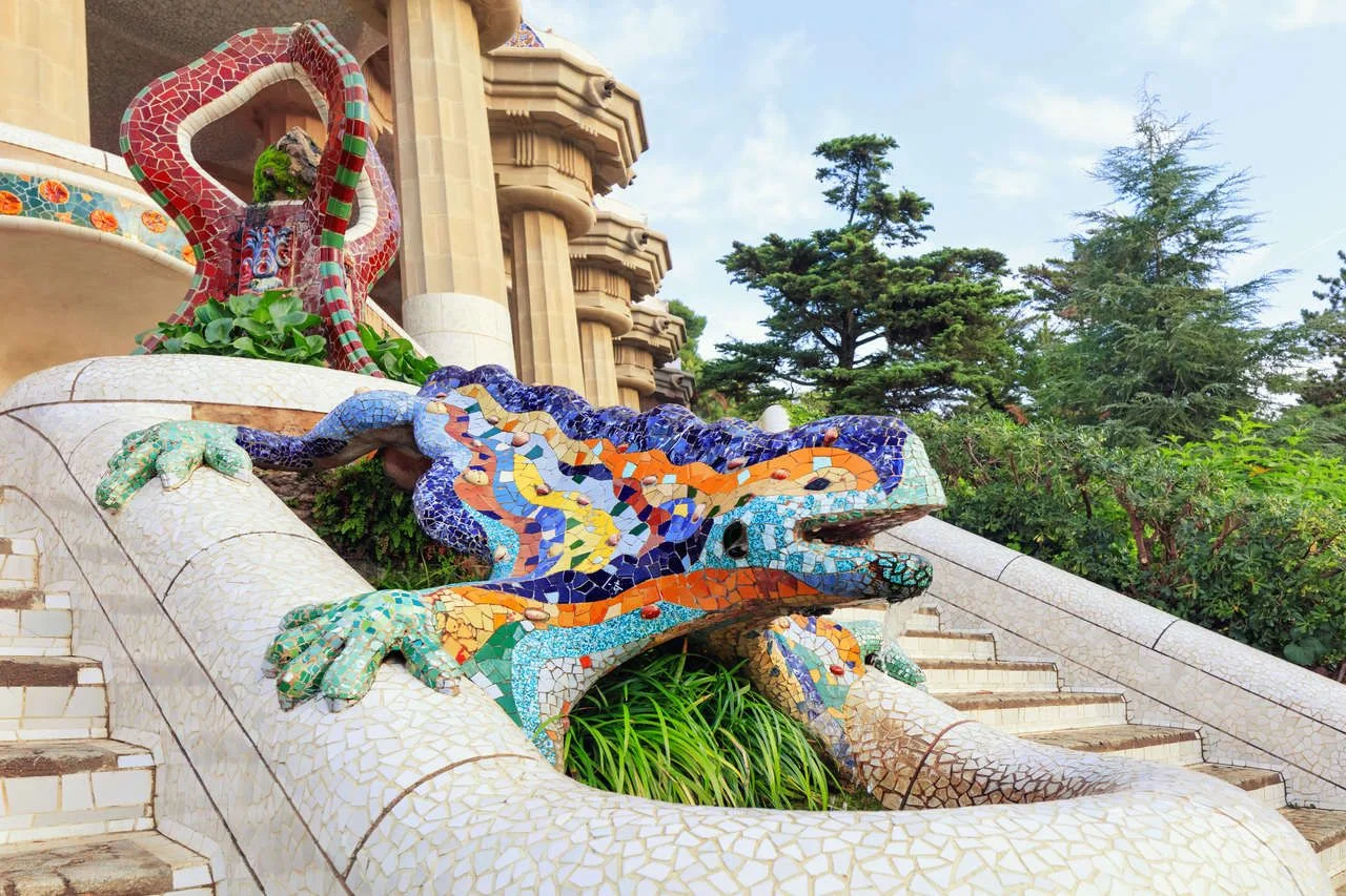 Guell Park in Barcelona