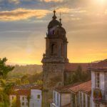 Bell towers of the Monastery of St. Francis, Santiago de Compostela