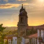 Bell towers of the Monastery of St. Francis, Santiago de Compostela
