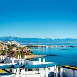 Benalmadena coast. Benalmadena is a town in Andalusia in southern Spain