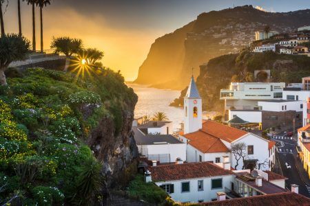 Camara de Lobos, small port on the island of Madeira.