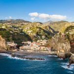 Colorful ancient houses at Ponta do Sol, Madeira, Portugal