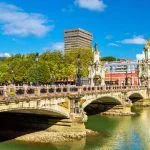 Maria Cristina Bridge over the Urumea river in San Sebastian – Spain