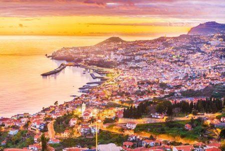 Panoamic view of Funchal, Madeira