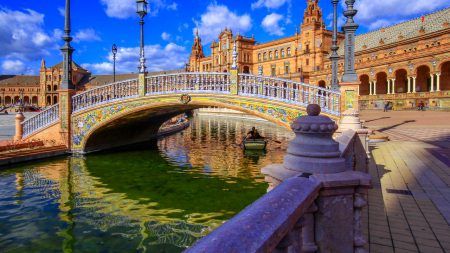 Spain Square (Plaza de Espana), Seville, Spain, built on 1928