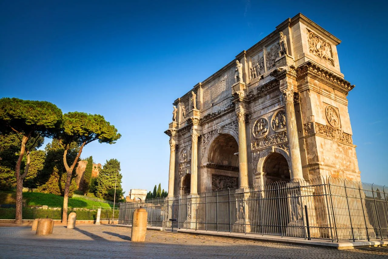 Arch of Constantine, Rome, Italy.