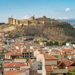 Ayasuluk Castle on Ayasuluk Hill in Selcuk town, Ephesus, Turkey