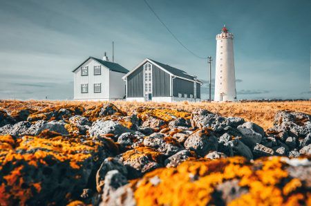 Grotta Lighthouse, Reykjavik, Iceland