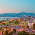 Izmir at dusk, view from Variant