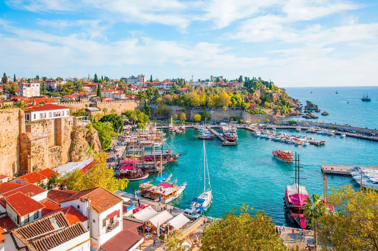 Old city (Kaleici) in Antalya, Turkey