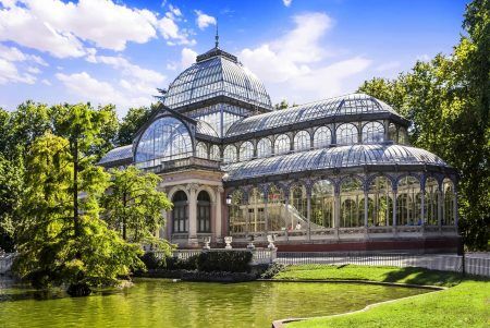 Palacio de Cristal w Parque del Retiro, Madrid