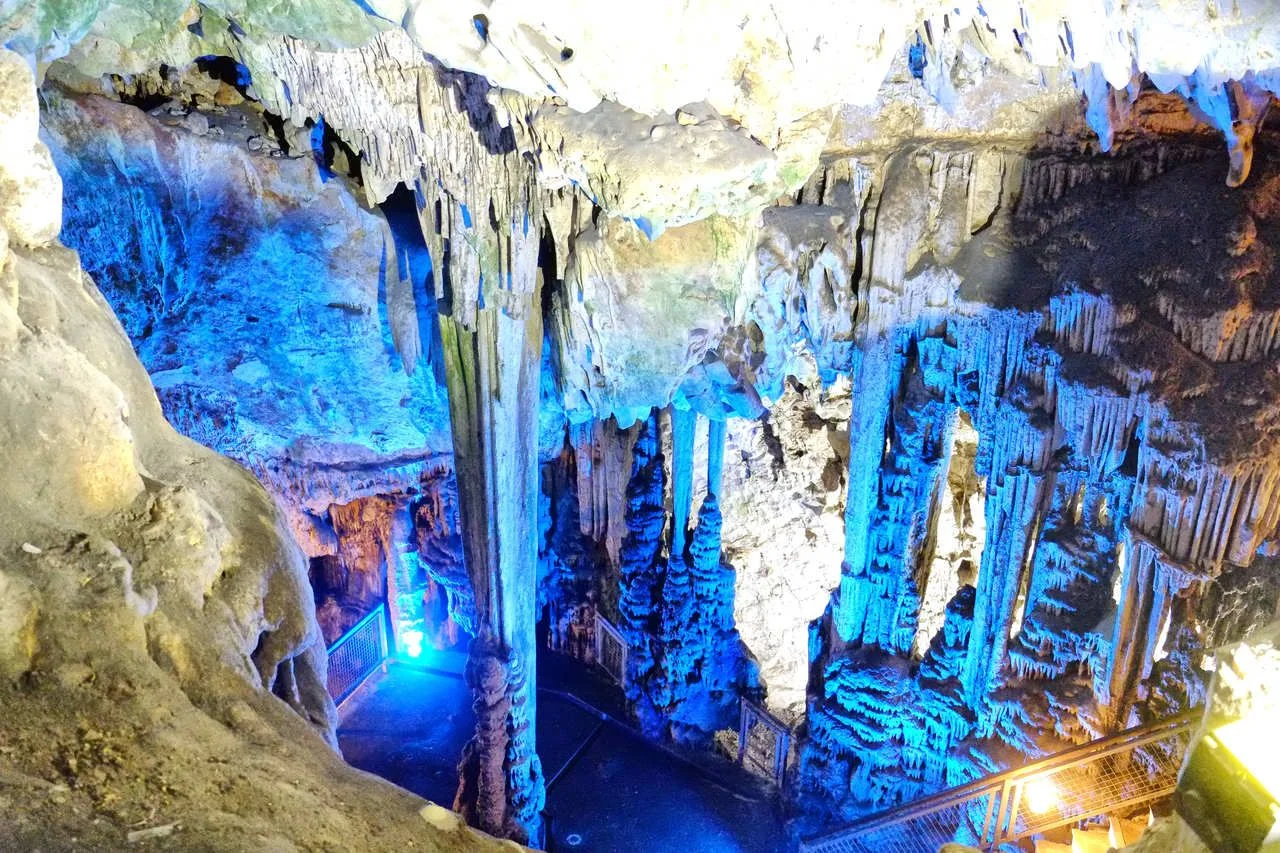 St. Michaels Cave or Old St. Michaels Cave is the name given to a network of limestone caves located within the Upper Rock Nature Reserve in the British Overseas Territory of Gibraltar