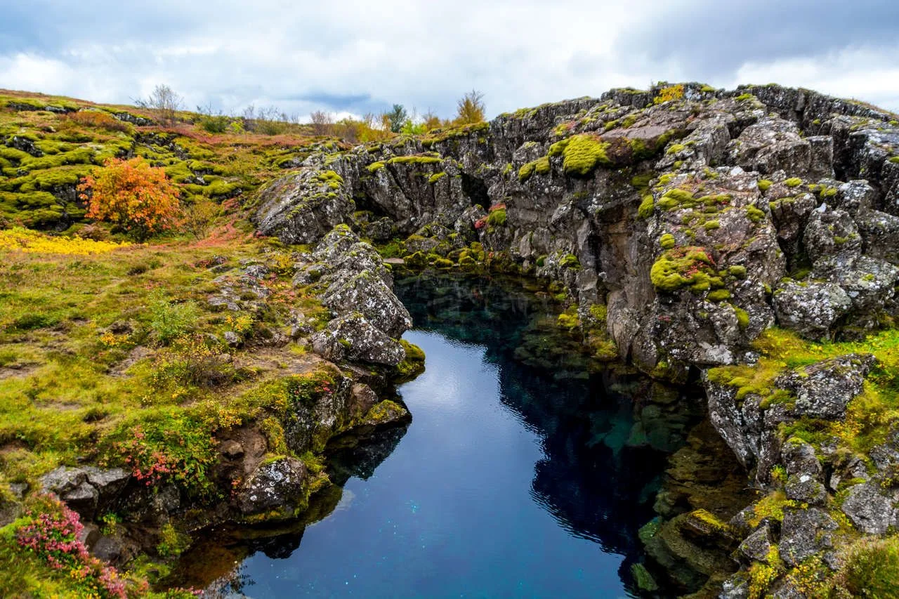 Þingvellir or Thingvellir national park in Iceland, is a site of historical, cultural, and geological significance