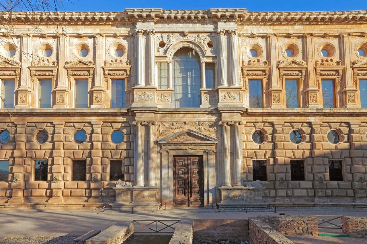 The Palace of Charles V of the Alhambra, Grenada, Andalusia, Spain