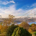 The Second Bosphorus Bridge or Fatih Sultan Mehmet Bridge, Istanbul