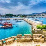 The city Bodrum in Turkey