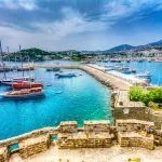 The city Bodrum in Turkey