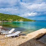 Torba Beach view at winter time in Bodrum Town rs